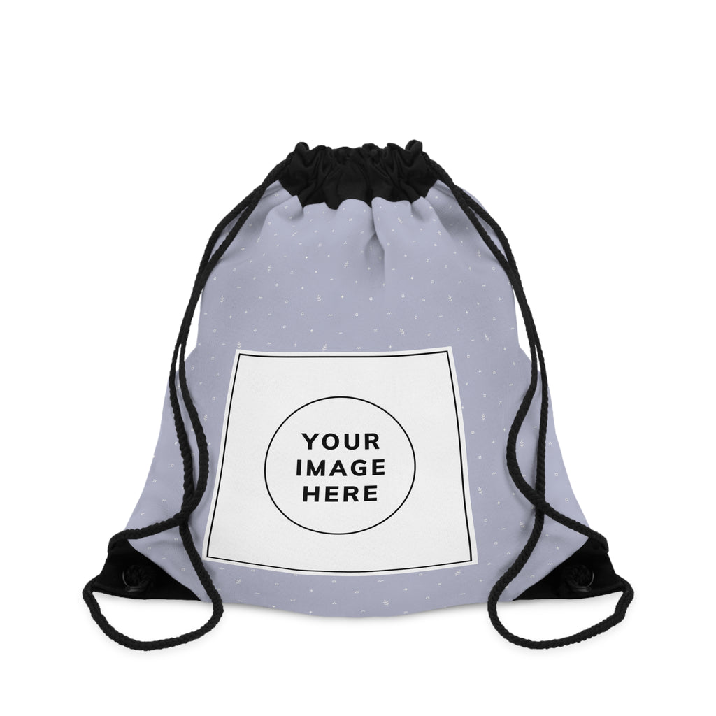 Personalized Drawstring Bag — Custom Image/Logo Gym Sack