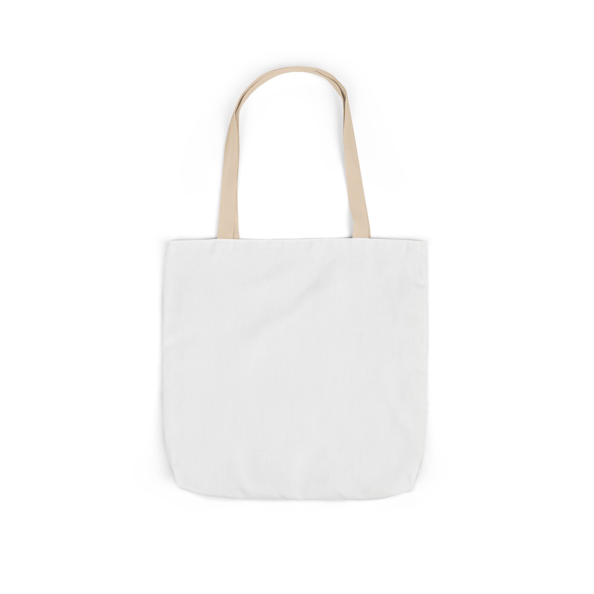 Custom Canvas Tote Bag with Colorful Straps — Personalized Everyday Grocery & Market Bag