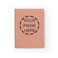 Blush Floral Hardcover Journal — Ruled Lined Notebook for Notes & Daily Planning
