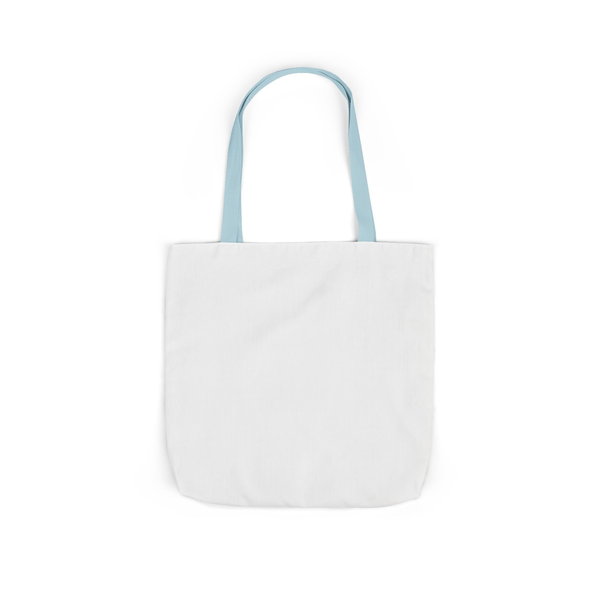 Custom Canvas Tote Bag with Colorful Straps — Personalized Everyday Grocery & Market Bag