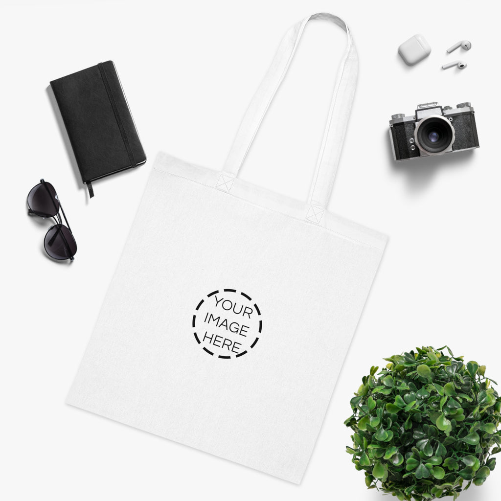 Custom Cotton Tote Bag – Personalized Plain White Reusable Shopper