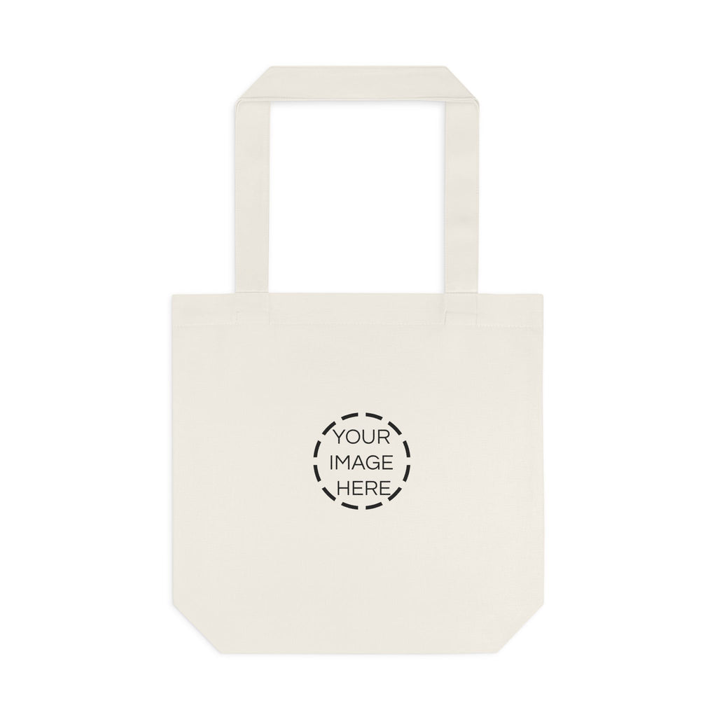 Minimal Black Cotton Tote Bag — Everyday Reusable Grocery & Market Bag
