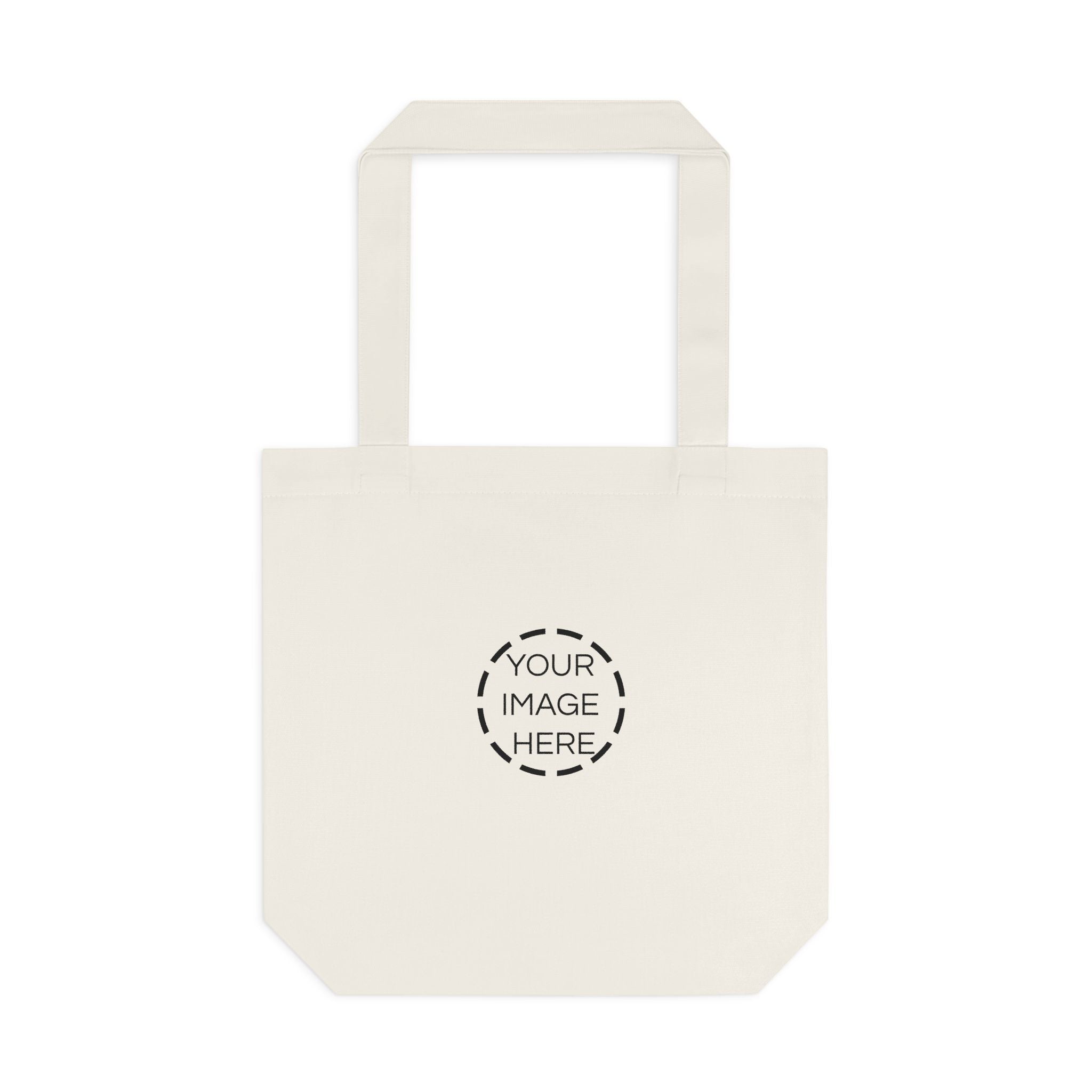 Minimal Black Cotton Tote Bag — Everyday Reusable Grocery & Market Bag