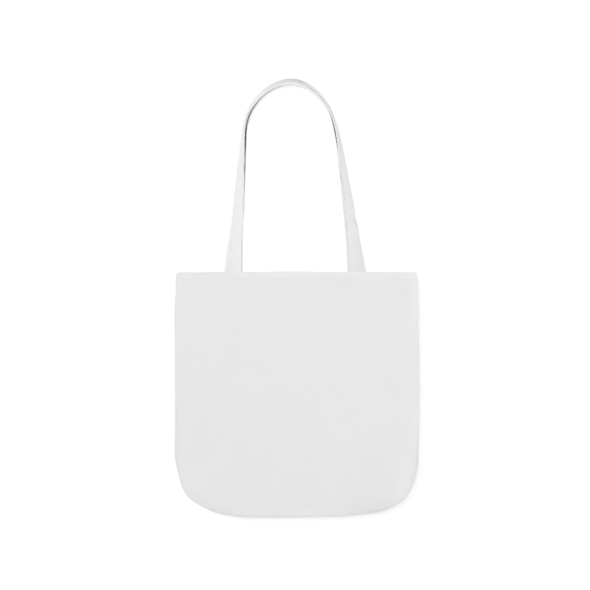 Custom Canvas Tote Bag with Colorful Straps — Personalized Everyday Grocery & Market Bag