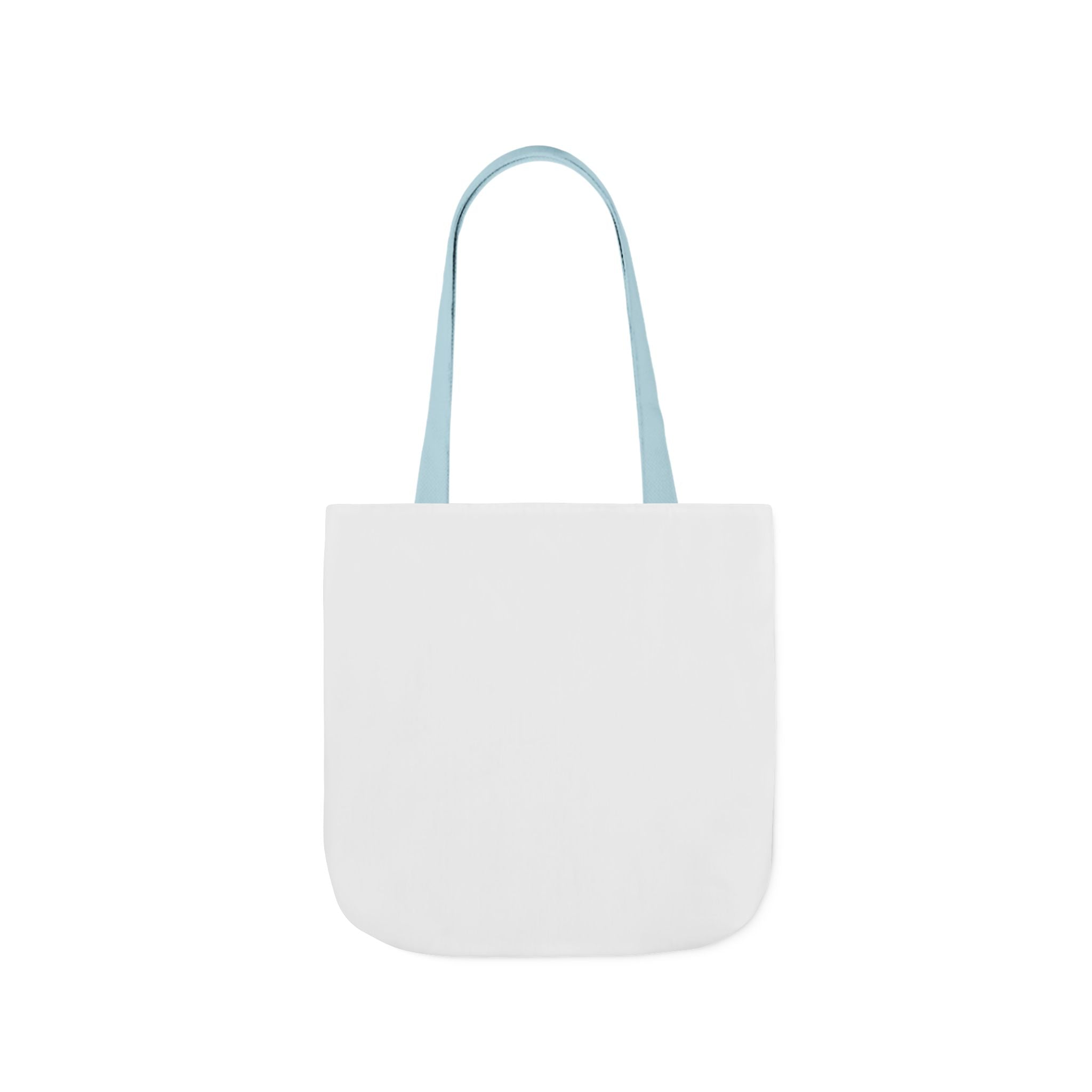 Custom Canvas Tote Bag with Colorful Straps — Personalized Everyday Grocery & Market Bag