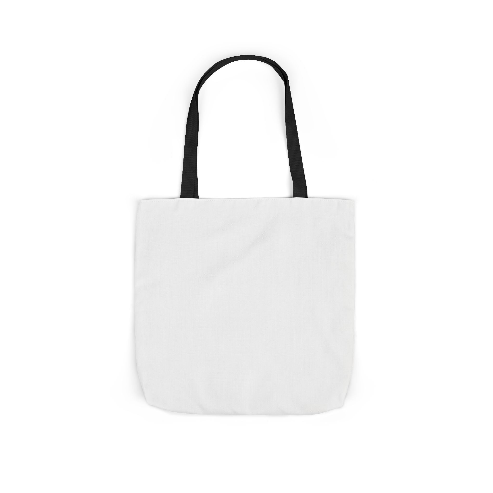 Custom Canvas Tote Bag with Colorful Straps — Personalized Everyday Grocery & Market Bag