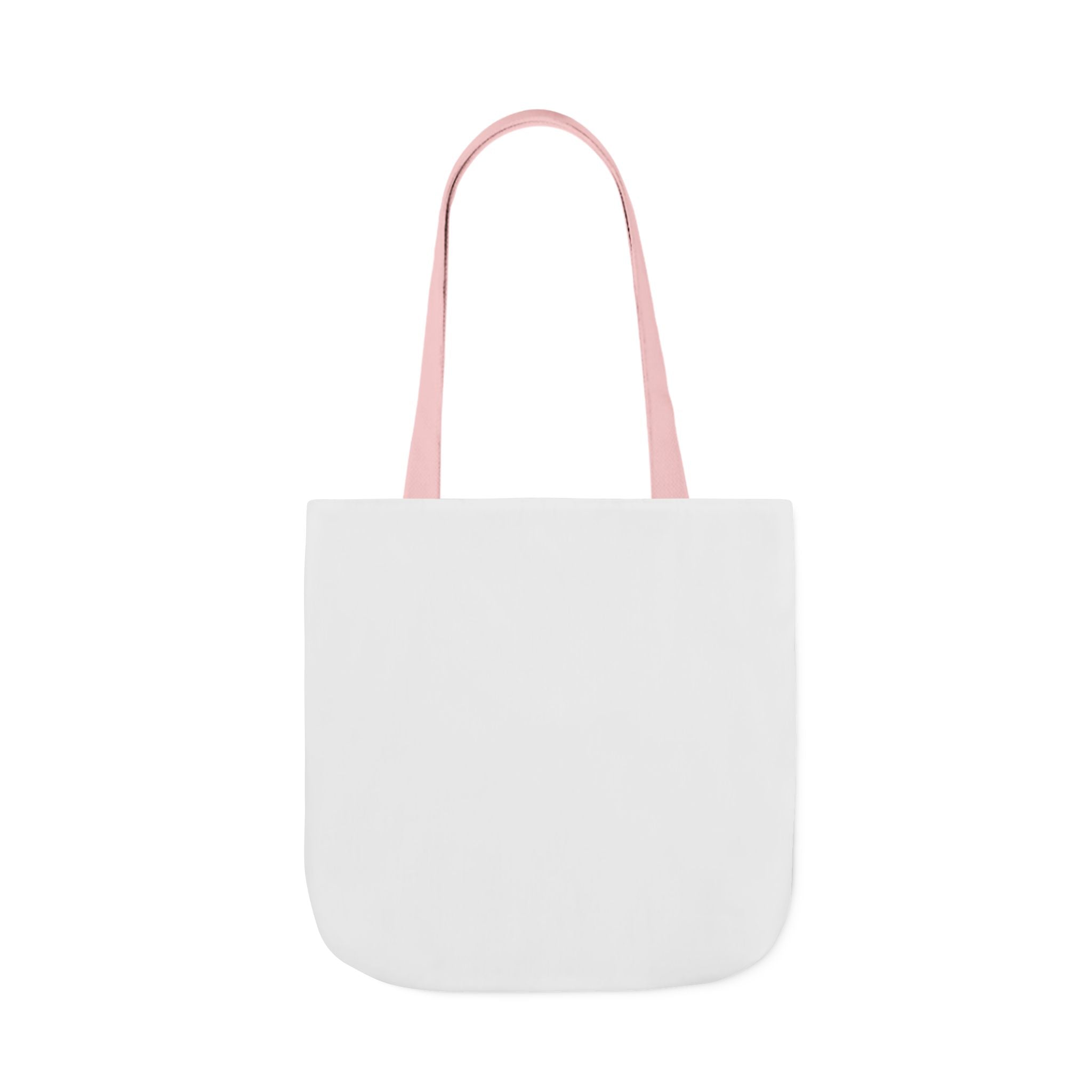 Custom Canvas Tote Bag with Colorful Straps — Personalized Everyday Grocery & Market Bag
