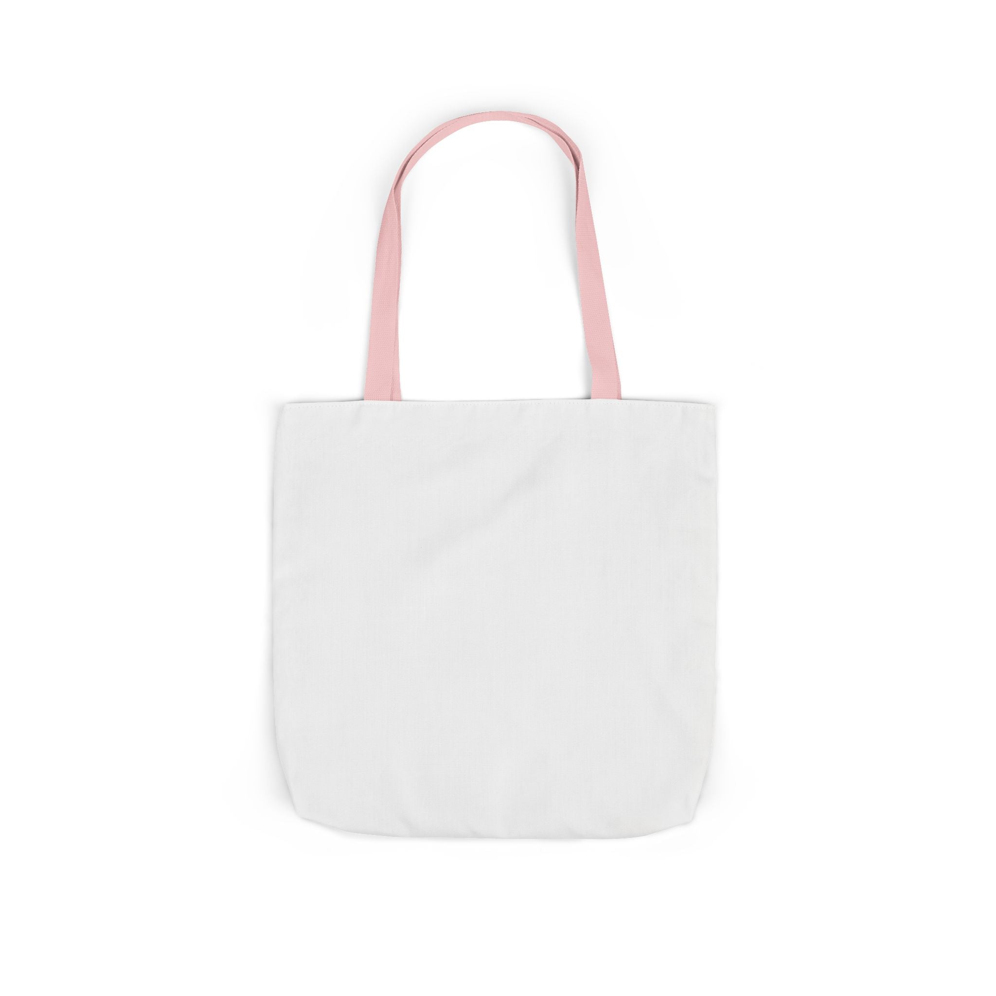 Custom Canvas Tote Bag with Colorful Straps — Personalized Everyday Grocery & Market Bag