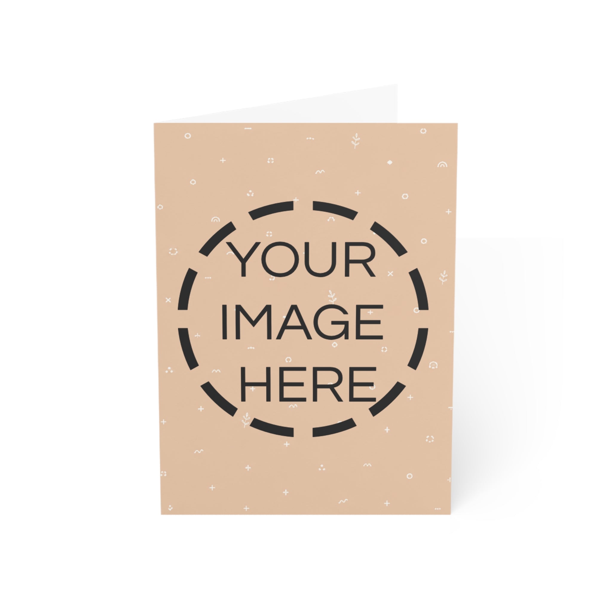 Personalized Photo Greeting Cards — Custom Blank Folded Cards (1/10/30/50 Pack)