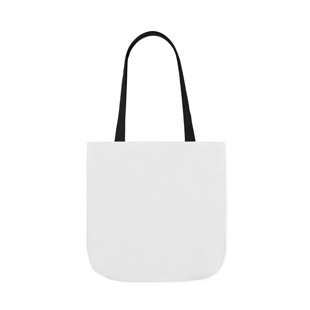 Custom Canvas Tote Bag with Colorful Straps — Personalized Everyday Grocery & Market Bag