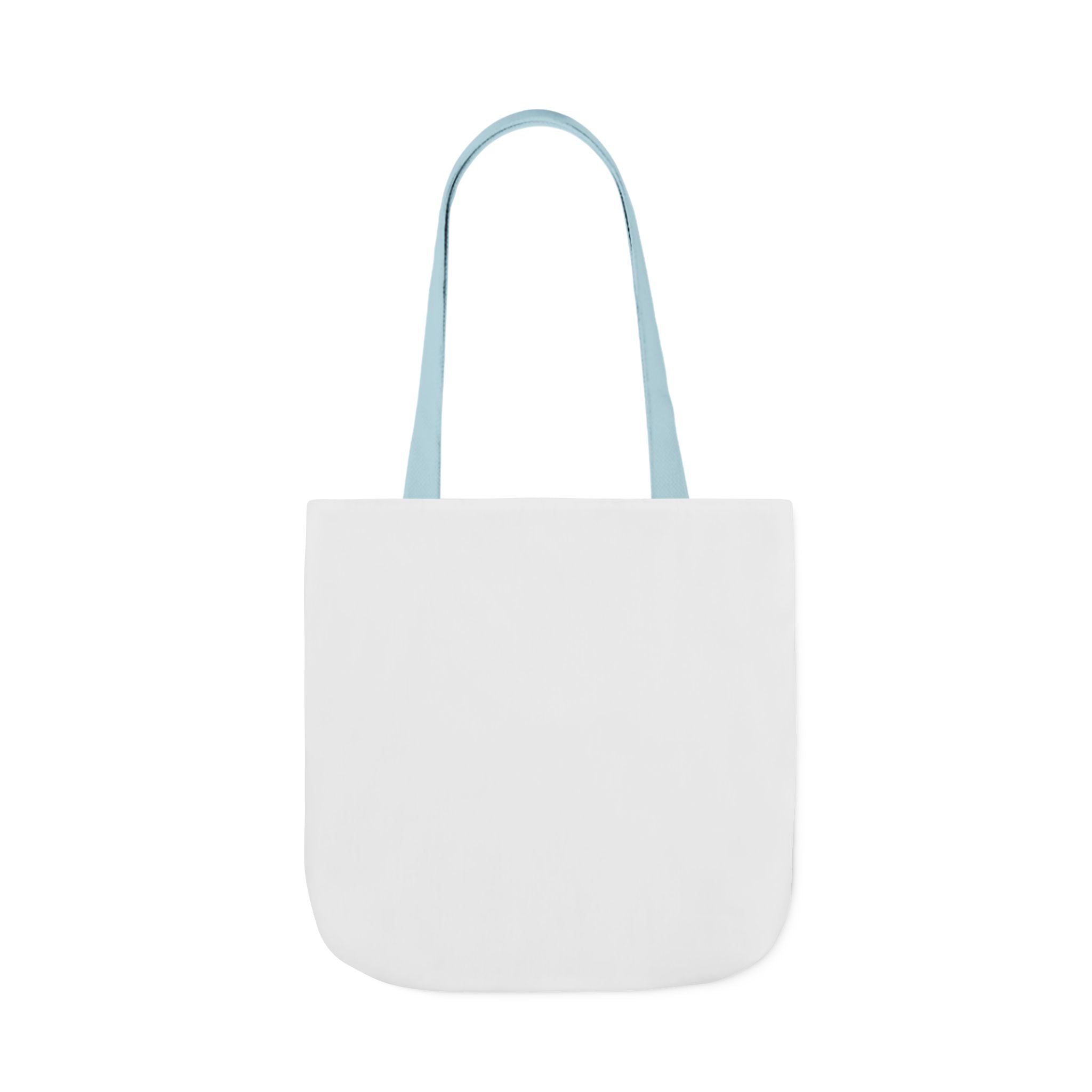 Custom Canvas Tote Bag with Colorful Straps — Personalized Everyday Grocery & Market Bag
