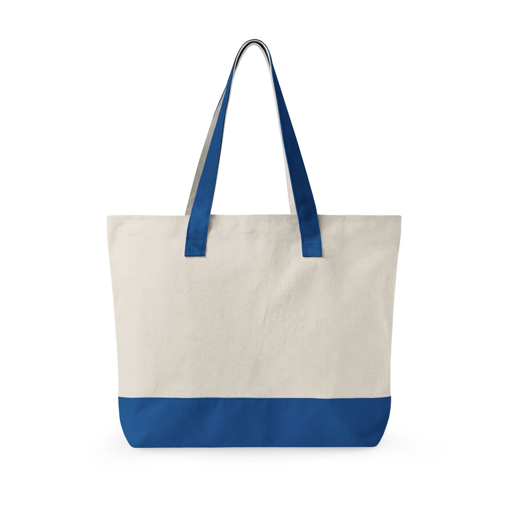 Canvas Zipper Tote Bag — Large Eco-Friendly Market & Beach Tote