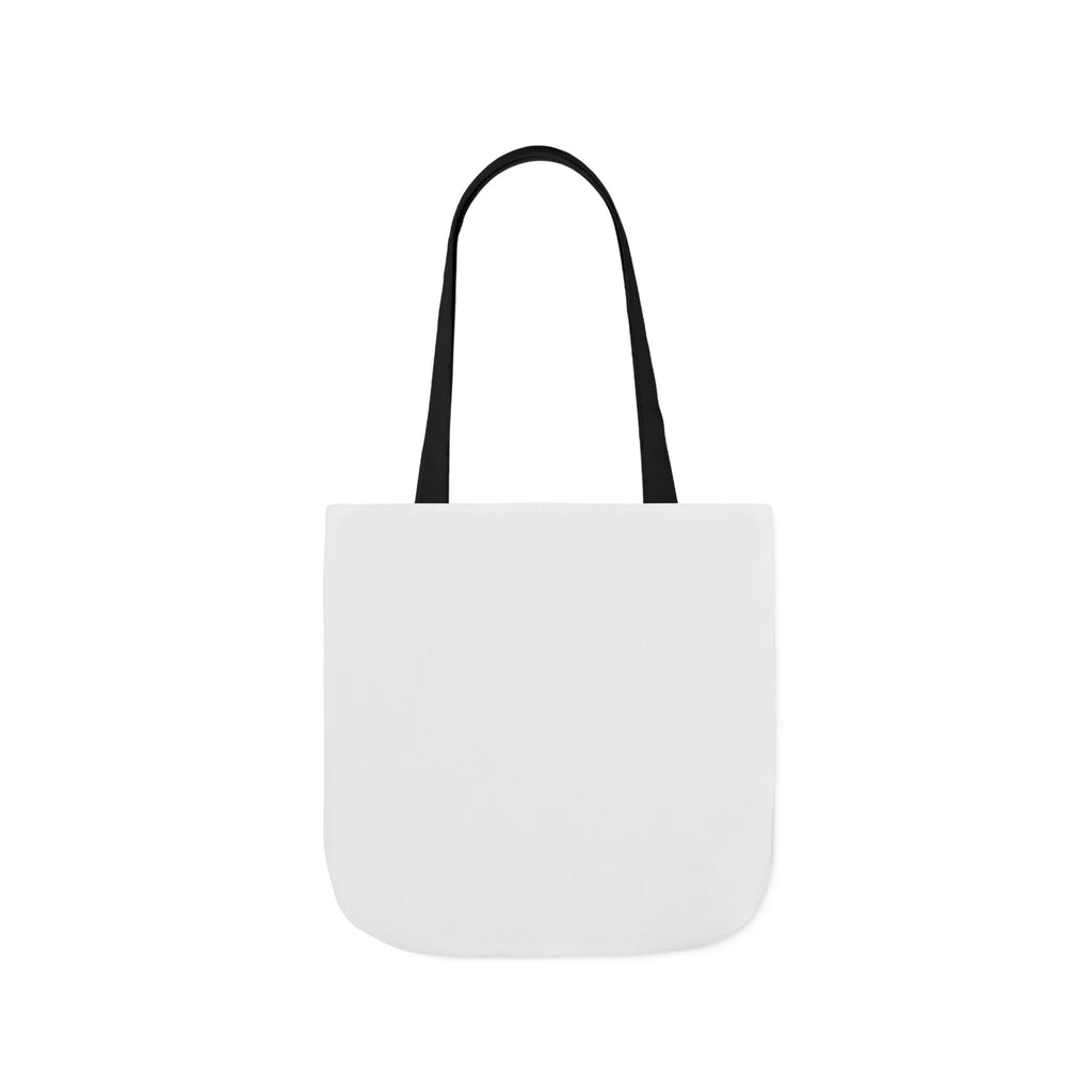 Custom Canvas Tote Bag with Colorful Straps — Personalized Everyday Grocery & Market Bag