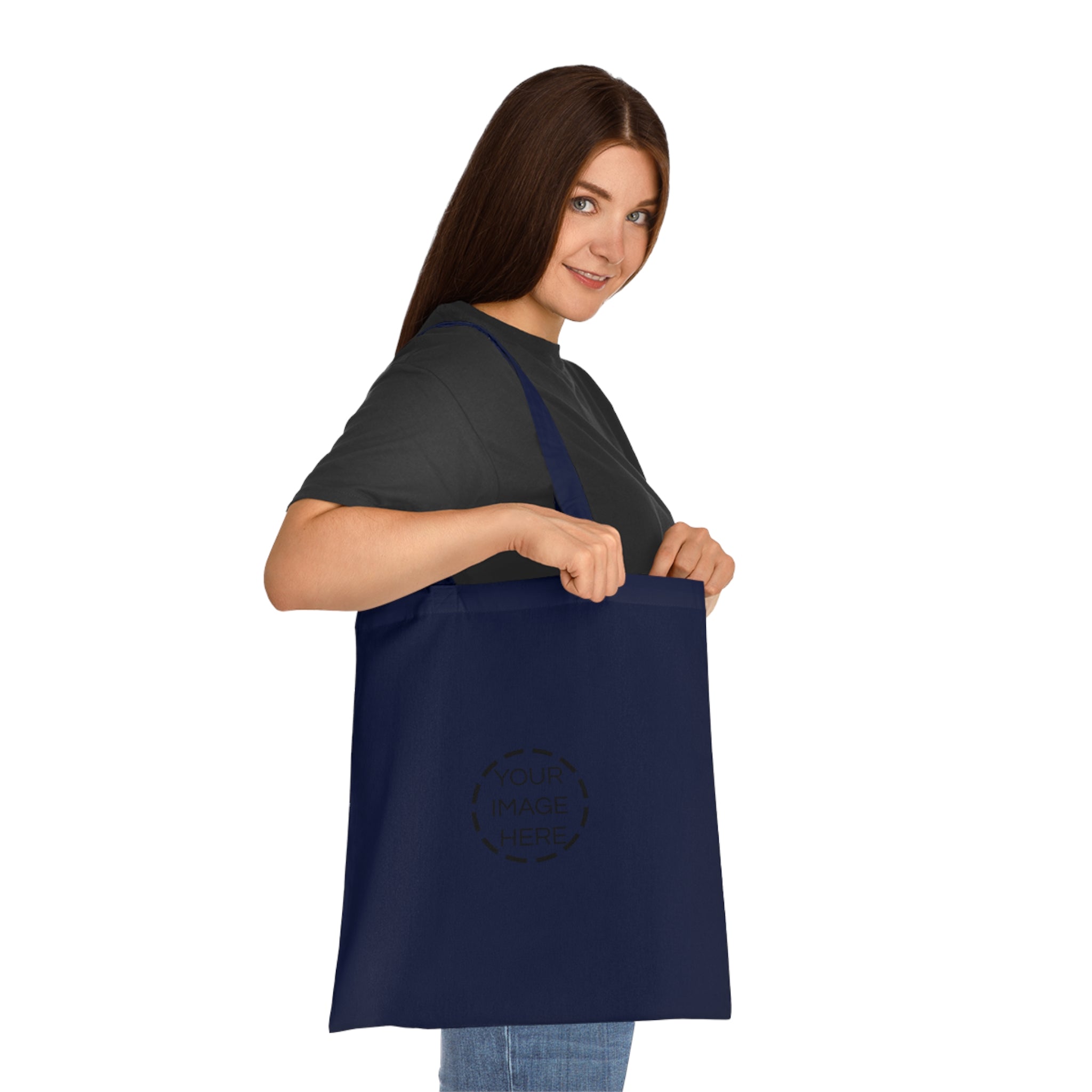 Custom Cotton Tote Bag – Personalized Plain White Reusable Shopper